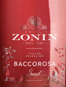 卓林酒莊巴克羅薩甜型起泡酒(Zonin 1821 Baccorosa Sweet Sparkling, Piedmont, Italy)