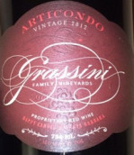 格拉西尼阿迪康多干紅葡萄酒(Grassini Family Vineyards Articondo, Santa Barbara County, USA)