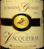 格蘭迪西拉混釀干紅葡萄酒(Grandy Syrah, Vacqueyras, France)