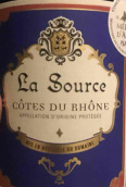 拉索斯酒莊紅葡萄酒(La Source, Cotes du Rhone Valley, France)