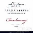 Alana Estate Chardonnay, Martinborough, New Zealand