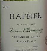 哈夫納酒莊珍藏霞多麗干白葡萄酒(Hafner Vineyard Reserve Chardonnay, Alexander Valley, USA)