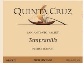 克魯茲珍藏丹魄干紅葡萄酒(Quinta Cruz Reserve Tempranillo, San Antonio Valley, USA)