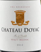 杜雅酒莊紅葡萄酒(Chateau Doyac, Haut-Medoc, France)