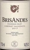 拉菲罗斯柴尔德集团巴斯克酒庄布里桑德赤霞珠红葡萄酒(Domaines Barons de Rothschild Lafite Los Vascos Brisandes Cabernet Sauvignon, Colchagua Valley, Chile)