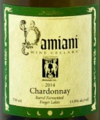 達米亞尼橡木桶發(fā)酵霞多麗干白葡萄酒(Damiani Barrel Fermented Chardonnay, Finger Lakes, USA)