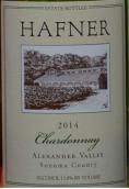 哈夫納酒莊霞多麗干白葡萄酒(Hafner Vineyard Chardonnay, Alexander Valley, USA)