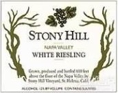 石山雷司令干白葡萄酒(Stony Hill White Riesling, Napa Valley, USA)