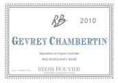 布維爾酒莊熱夫雷-香貝丹村莊級干紅葡萄酒(Domaine Regis Bouvier Gevrey-Chambertin, Cote de Nuits, France)