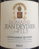 讓德迪埃酒莊金鑰匙白葡萄酒(Domaine Jean Deydier & Fils Les Clefs d'Or Blanc, Chateauneuf-du-Pape, France)