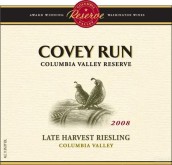 科維珍藏遲摘雷司令干白葡萄酒(Covey Run Reserve Late Harvest Riesling, Washington, USA)