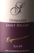 圣希萊莊園表現(xiàn)系列西拉紅葡萄酒(Domaine Saint Hilaire Expression Syrah, Vin de Pays d'Oc, France)