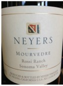 耐爾斯酒莊羅西牧場慕合懷特紅葡萄酒(Neyers Vineyards Rossi Ranch Mourvedre, Sonoma County, USA)