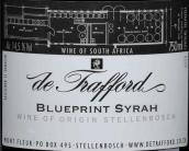 特拉福酒莊藍圖西拉紅葡萄酒(De Trafford Blueprint Syrah, Stellenbosch, South Africa)