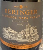 貝靈哲酒莊卡內(nèi)羅斯黑皮諾紅葡萄酒(Beringer Pinot Noir, Carneros, USA)