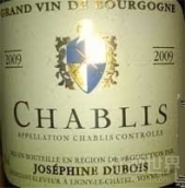 約瑟芬·杜布瓦酒莊（夏布利村）干白葡萄酒(Josephine Dubois Chablis, Burgundy, France)