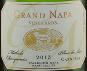 格蘭納帕酒莊黑中白起泡酒(Grand Napa Vineyards Blanc de Noir, Napa Valley, USA)