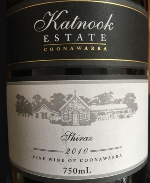 katnook estate shiraz, coonawarra, australia