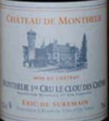 休梅因酒莊蒙蝶利城堡橡樹（蒙蝶利一級(jí)園）紅葡萄酒(Domaine Eric de Suremain Chateau de Monthelie Le Clou des Chenes, Monthelie 1er Cru, France)