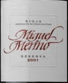 米格爾梅里諾酒莊珍藏紅葡萄酒(Miguel Merino Reserva, Rioja DOCa, Spain)