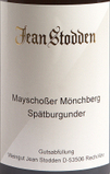 瓊施托登邁紹斯門希貝格黑皮諾干紅葡萄酒(Jean Stodden Mayschosser Monchberg Spatburgunder, Ahr, Germany)