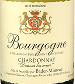 巴德-米默霞多麗干白葡萄酒(Bader-Mimeur Bourgogne Chardonnay, Burgundy, France)