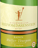 達(dá)森施泰因米勒-圖高干白葡萄酒(1L裝)(Hex vom Dasenstein Muller-Thurgau Qba Trocken 1L, Baden, Germany)