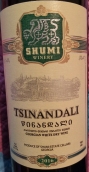 舒米酒莊齊南達(dá)利白葡萄酒(Shumi Winery Tsinandali, Kakheti, Georgian Republic)