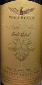 禾富金牌總統(tǒng)精選赤霞珠紅葡萄酒(Wolf Blass Gold Label President's Selection Cabernet Sauvignon, South Australia, Australia)