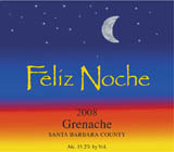 歡夜酒莊歌海娜紅葡萄酒(Feliz Noche Grenache, Santa Barbara County, USA)