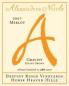 Alexandria Nicole Gravity Merlot, Horse Heaven Hills, USA