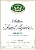 圣阿格夫白葡萄酒(Chateau Saint Agreves Vin Blanc, Graves, France)