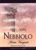 荷頓酒莊內比奧羅干紅葡萄酒(Horton Vineyards Nebbiolo, Orange County, USA)