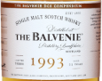 百富DCS綱要1993年份23年蘇格蘭單一麥芽威士忌(The Balvenie DCS Compendium 1993 Aged 23 Years Single Malt Scotch Whisky, Speyside, UK)