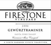 燧石瓊瑤漿干白葡萄酒(Firestone Vineyard Gewurztraminer, Santa Ynez Valley, USA)