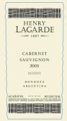 拉歌酒莊珍藏赤霞珠紅葡萄酒(Lagarde Reserve Cabernet Sauvignon, Mendoza, Argentina)