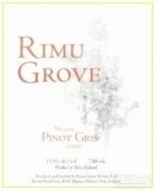 芮木林灰皮諾干白葡萄酒(Rimu Grove Pinot Gris, Nelson, New Zealand)