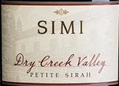 思美酒莊小西拉紅葡萄酒(Simi Winery Petite Sirah, Dry Creek Valley, USA)