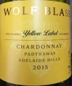 禾富酒莊黃標霞多麗白葡萄酒(Wolf Blass Yellow Label Chardonnay, Padthaway & Adelaide Hills, Australia)