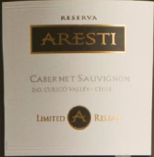 阿雷斯帝限量赤霞珠干紅葡萄酒(Aresti Limited Release Cabernet Sauvignon, Curico Valley, Chile)