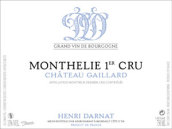 亨利達(dá)納酒莊吉拉（蒙蝶利一級園）干白葡萄酒(Henri Darnat Chateau Gaillard, Monthelie 1er Cru, France)