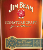 占邊標志性精釀11年全燕麥片肯塔基純波本威士忌(Jim Beam Signature Craft 11 Year Whole Rolled Oat Kentucky Straight Bourbon Whiskey, Kentucky, USA)