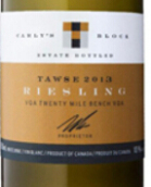 陶思卡莉區(qū)雷司令干白葡萄酒(Tawse Carly's Block Estate Riesling, Twenty Mile Bench, Canada)