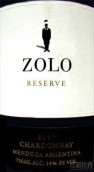 佐羅珍藏霞多麗干白葡萄酒(Zolo Reserva Chardonnay, Uco Valley, Argentina)