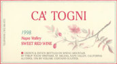 托格尼酒庄甜红葡萄酒(Philip Togni Vineyard Ca' Togni Sweet Red, Napa Valley, USA)
