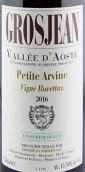 格罗让酒庄罗夫塔兹园小奥铭白葡萄酒(Grosjean Vigna Rovettaz Petite Arvine Valle d'Aosta, Aosta Valley, Italy)