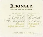 貝靈哲斯布拉吉亞限量版霞多麗干白葡萄酒(Beringer Sbragia Limited Release Chardonnay, Napa Valley, USA)