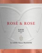 普蘭多內(nèi)伯爵酒莊馬凱桃紅葡萄酒(Il Conte Villaprandone Rose & Rose Marche Rosato IGT, Marche, Italy)