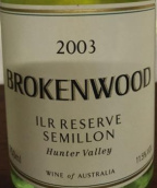 戀木傳奇永久珍藏賽美蓉干白葡萄酒(Brokenwood Wines ILR Reserve Semillon, Hunter Valley, Australia)