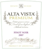 阿爾塔維斯塔獨(dú)特黑皮諾干紅葡萄酒(Alta Vista Premium Pinot Noir, Mendoza, Argentina)